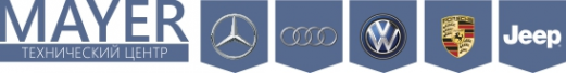 Логотип компании Mayer технический центр по обслуживанию Mercedes Volkswagen