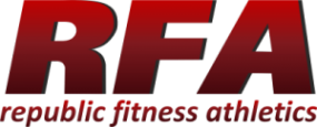 Логотип компании RFA Republic Fitness Athletics