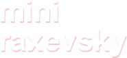 Логотип компании Mini raxevsky