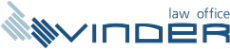 Логотип компании VINDER law office