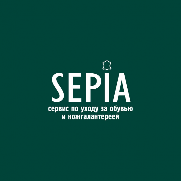 Логотип компании Сепия