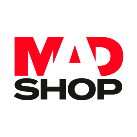 Логотип компании MAD SHOP - магазин оригинальных кроссовок мировых брендов