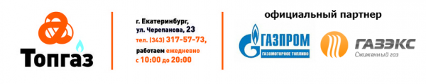 Логотип компании ТОПГАЗ