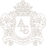 Логотип компании Antares Language School