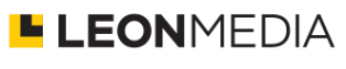 Логотип компании Леон Медиа